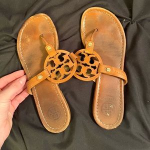 Tory Burch Leather Sandals Flip Flops